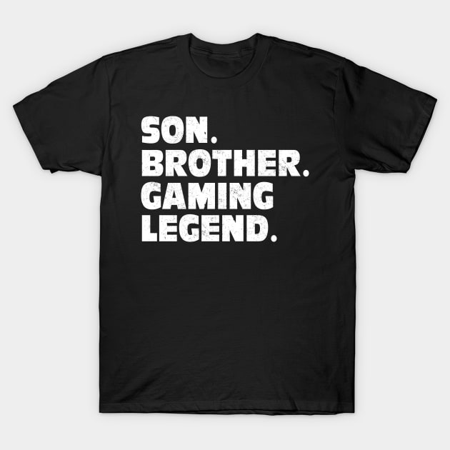 Christmas Gift For Gaming Teenage Boys & Kids Gamer Brother T-Shirt by _So who go sayit_